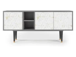 Hot Mueble de TV - 150х69х41 cm - T5 - Sweet Cotton, Cinza Cinzento