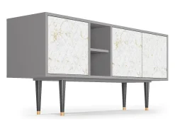 Hot Mueble de TV - 150х69х41 cm - T5 - Sweet Cotton, Cinza Cinzento