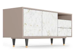 Móvel De Tv| Mueble de TV - 125х56х41 cm - T7 - Sweet Cotton, Latte Bege