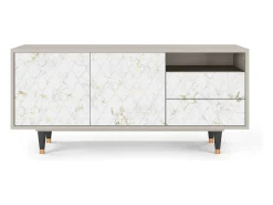 Móvel De Tv| Mueble de TV - 125х56х41 cm - T7 - Sweet Cotton, Areia Bege