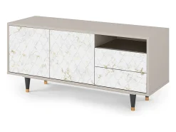 Móvel De Tv| Mueble de TV - 125х56х41 cm - T7 - Sweet Cotton, Areia Bege