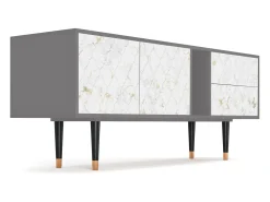 Best Mueble de TV - 170х69х48 cm - T1 - Sweet Cotton, Cinza Cinzento