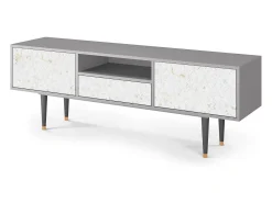 Mueble de TV - 170х59х41 cm - T6 - Sweet Cotton, Cinza^ Móvel De Tv
