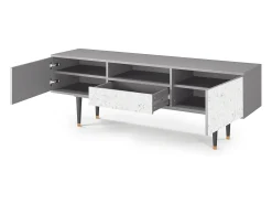 Mueble de TV - 170х59х41 cm - T6 - Sweet Cotton, Cinza^ Móvel De Tv