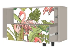 Móvel De Tv* Mueble de TV - 170х69х48 cm - T1 - Sweet Flamingo, Areia Bege
