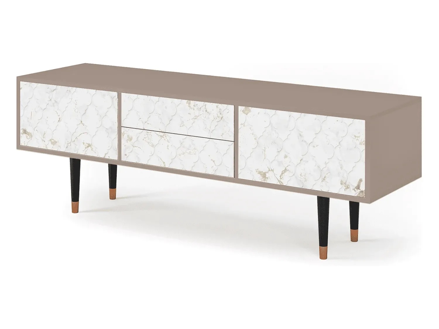 Móvel De Tv| Mueble de TV - 170х59х48 cm - T4 - Sweet Cotton, Latte Bege
