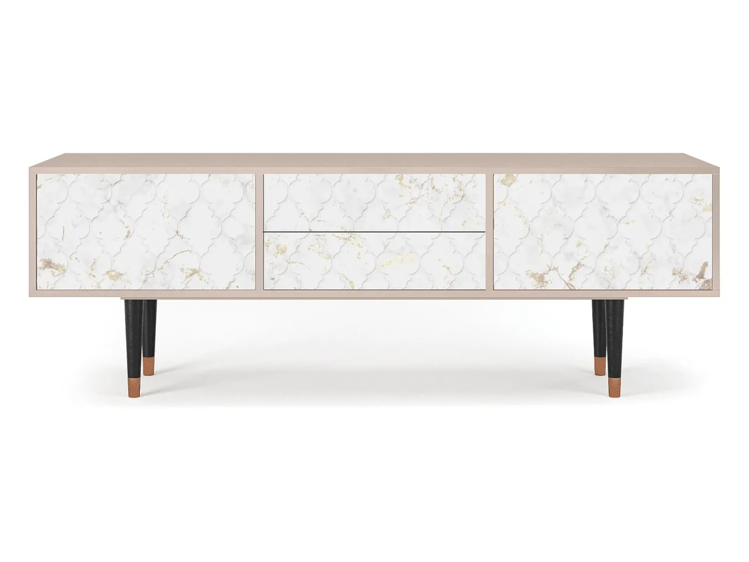 Móvel De Tv| Mueble de TV - 170х59х48 cm - T4 - Sweet Cotton, Latte Bege