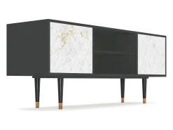Mueble de TV - 170х69х48 cm - T2 - Sweet Cotton, Antracite^ Móvel De Tv