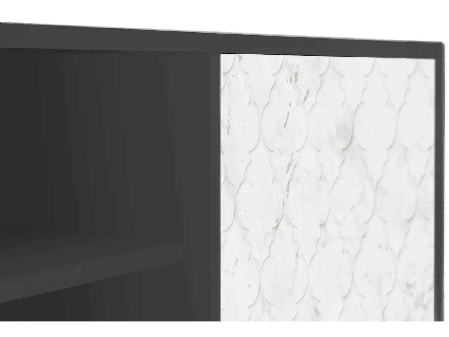 Mueble de TV - 170х69х48 cm - T2 - Sweet Cotton, Antracite^ Móvel De Tv