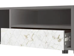 Clearance Mueble de TV - 115х59х48 cm - T3 - Sweet Cotton, Cinza Cinzento