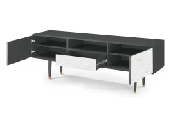 New Mueble de TV - 170х59х41 cm - T6 - Sweet Cotton, Antracite Cinza antracite