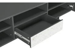 New Mueble de TV - 170х59х41 cm - T6 - Sweet Cotton, Antracite Cinza antracite