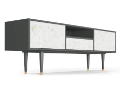 New Mueble de TV - 170х59х41 cm - T6 - Sweet Cotton, Antracite Cinza antracite