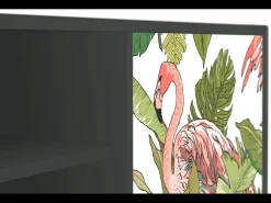 Móvel De Tv* Mueble de TV - 170х69х48 cm - T2 - Sweet Flamingo, Antracite Cinza antracite