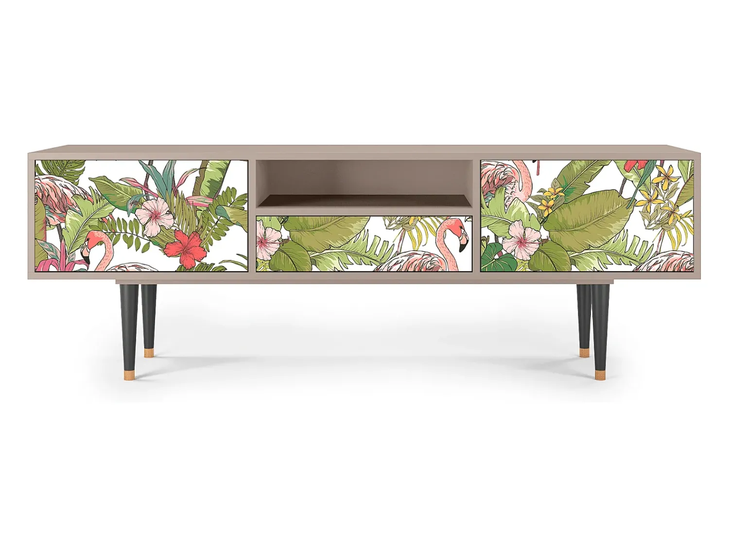Hot Mueble de TV - 170х59х41 cm - T6 - Sweet Flamingo, Latte Bege