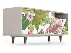 Outlet Mueble de TV - 125х56х41 cm - T7 - Sweet Flamingo, Areia Bege