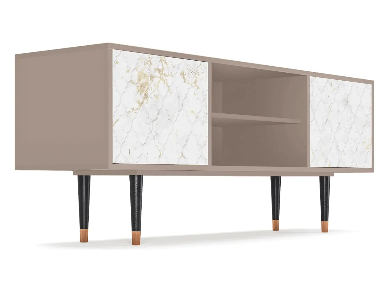 Mueble de TV - 170х69х48 cm - T2 - Sweet Cotton, Latte^ Móvel De Tv