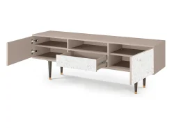New Mueble de TV - 170х59х41 cm - T6 - Sweet Cotton, Latte Bege