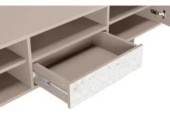 New Mueble de TV - 170х59х41 cm - T6 - Sweet Cotton, Latte Bege