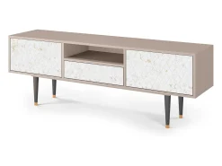 New Mueble de TV - 170х59х41 cm - T6 - Sweet Cotton, Latte Bege