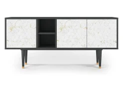 Mueble de TV - 150х69х41 cm - T5 - Sweet Cotton, Antracite^ Móvel De Tv