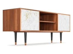 Móvel De Tv* Mueble de TV - 170х69х48 cm - T2 - Sweet Cotton, Nogueira Castanho