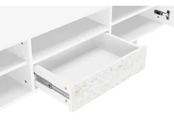 Outlet Mueble de TV - 170х59х41 cm - T6 - Sweet Cotton, Branco Bege