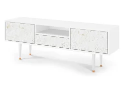 Outlet Mueble de TV - 170х59х41 cm - T6 - Sweet Cotton, Branco Bege