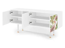 Clearance Mueble de TV - 150х69х41 cm - T5 - Sweet Flamingo, Branco Bege