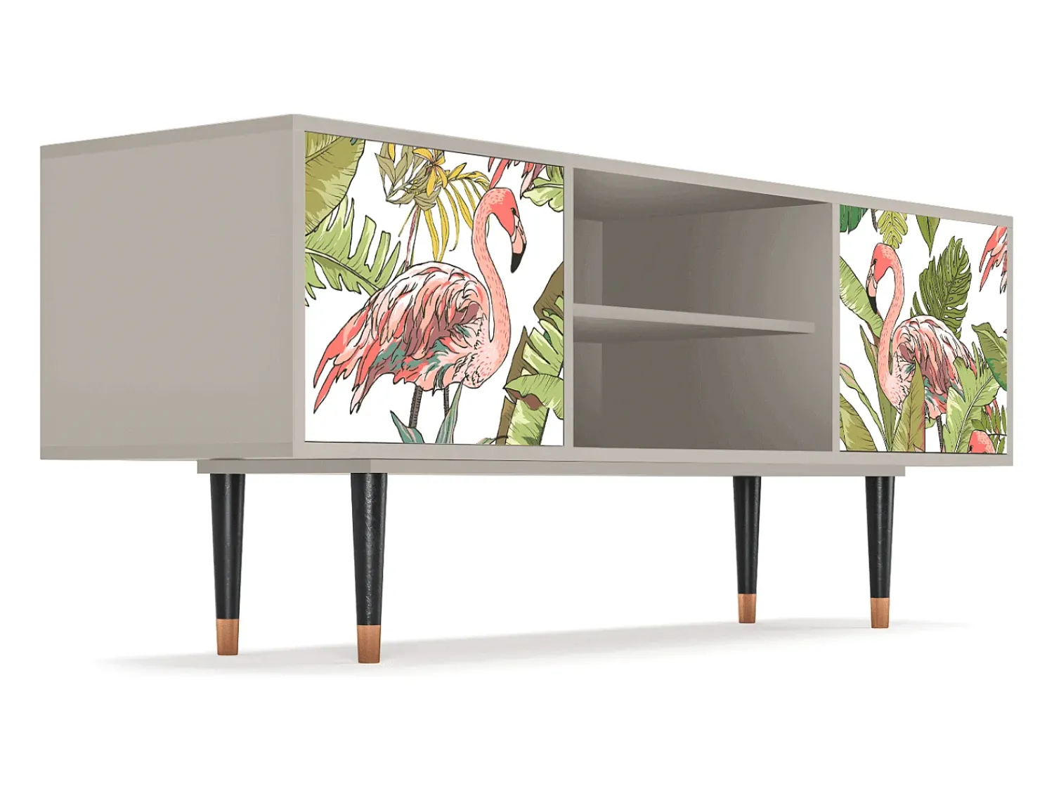 Mueble de TV - 170х69х48 cm - T2 - Sweet Flamingo, Areia^ Móvel De Tv