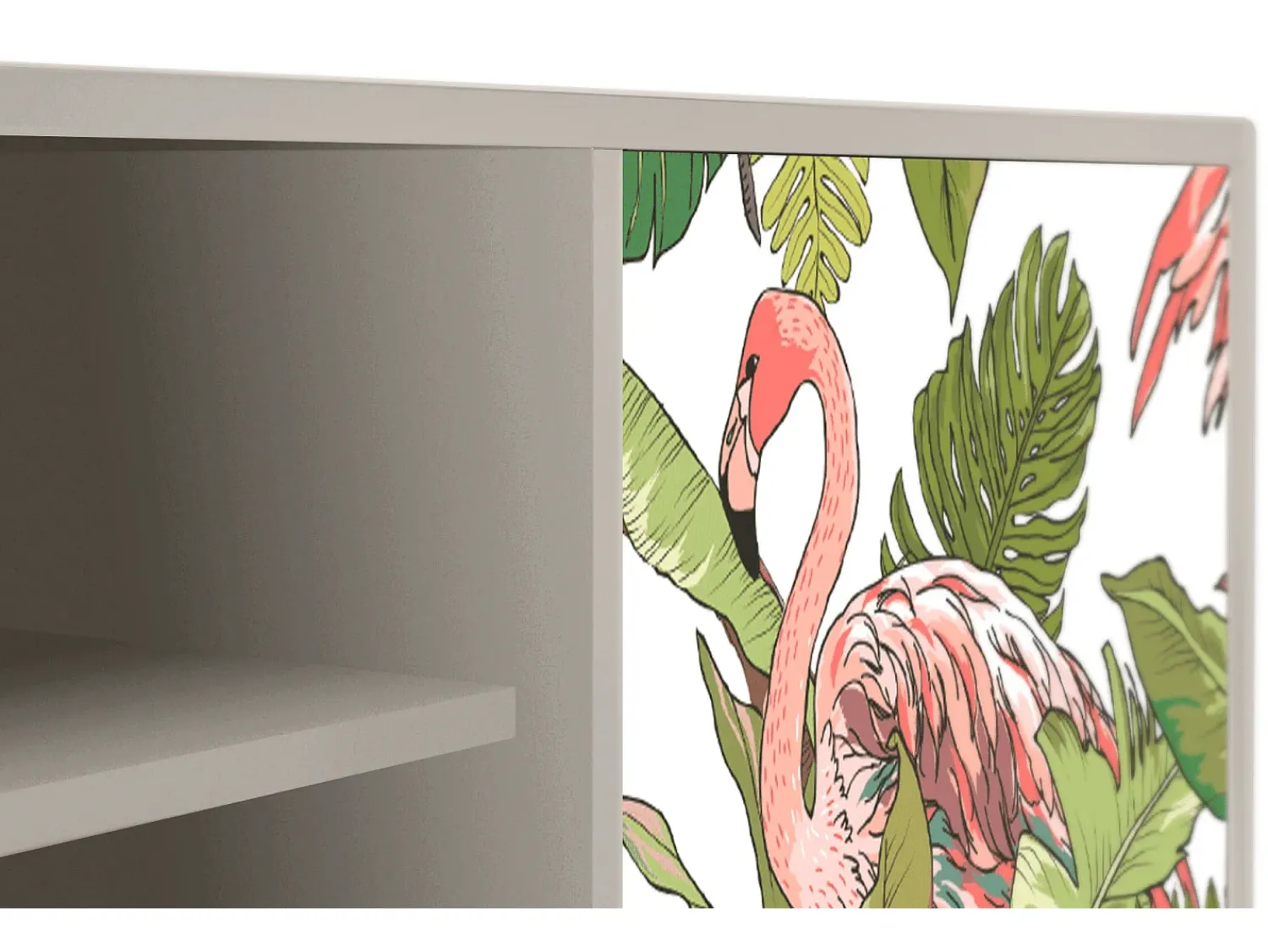 Mueble de TV - 170х69х48 cm - T2 - Sweet Flamingo, Areia^ Móvel De Tv