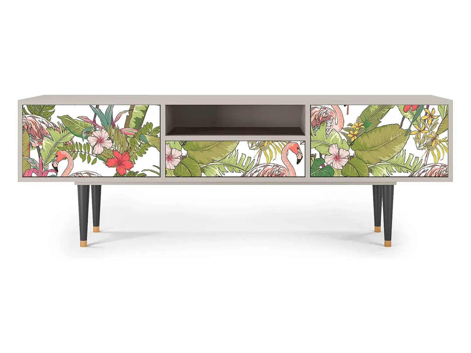 Mueble de TV - 170х59х41 cm - T6 - Sweet Flamingo, Areia^ Móvel De Tv