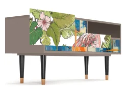 Mueble de TV - 115х59х48 cm - T3 - Sweet Flamingo, Latte^ Móvel De Tv