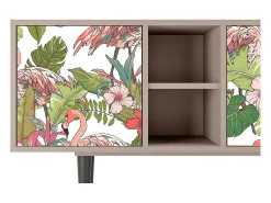 Mueble de TV - 150х69х41 cm - T5 - Sweet Flamingo, Latte^ Móvel De Tv