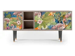 Mueble de TV - 150х69х41 cm - T5 - Sweet Flamingo, Latte^ Móvel De Tv