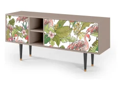 Mueble de TV - 150х69х41 cm - T5 - Sweet Flamingo, Latte^ Móvel De Tv