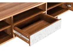Hot Mueble de TV - 170х59х41 cm - T6 - Sweet Cotton, Nogueira Castanho