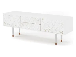 Móvel De Tv* Mueble de TV - 170х59х48 cm - T4 - Sweet Cotton, Branco Bege