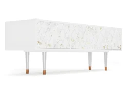 Móvel De Tv* Mueble de TV - 170х59х48 cm - T4 - Sweet Cotton, Branco Bege