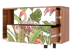 Outlet Mueble de TV - 170х69х48 cm - T1 - Sweet Flamingo, Nogueira Castanho