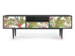 New Mueble de TV - 170х59х41 cm - T6 - Sweet Flamingo, Antracite Cinza antracite