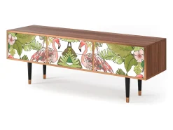 Mueble de TV - 170х59х48 cm - T4 - Sweet Flamingo, Nogueira^ Móvel De Tv