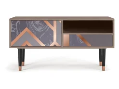 Móvel De Tv| Mueble de TV - 115х59х48 cm - T3 - Taupe Anatomy, Latte Bege