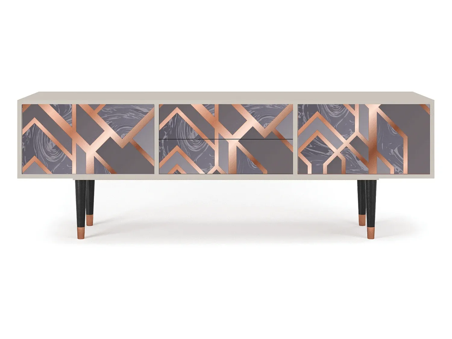 Mueble de TV - 170х59х48 cm - T4 - Taupe Anatomy, Areia^ Móvel De Tv