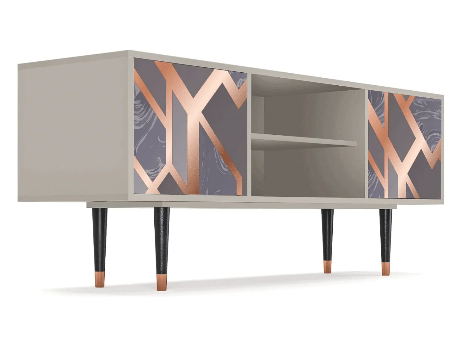 Mueble de TV - 170х69х48 cm - T2 - Taupe Anatomy, Areia^ Móvel De Tv