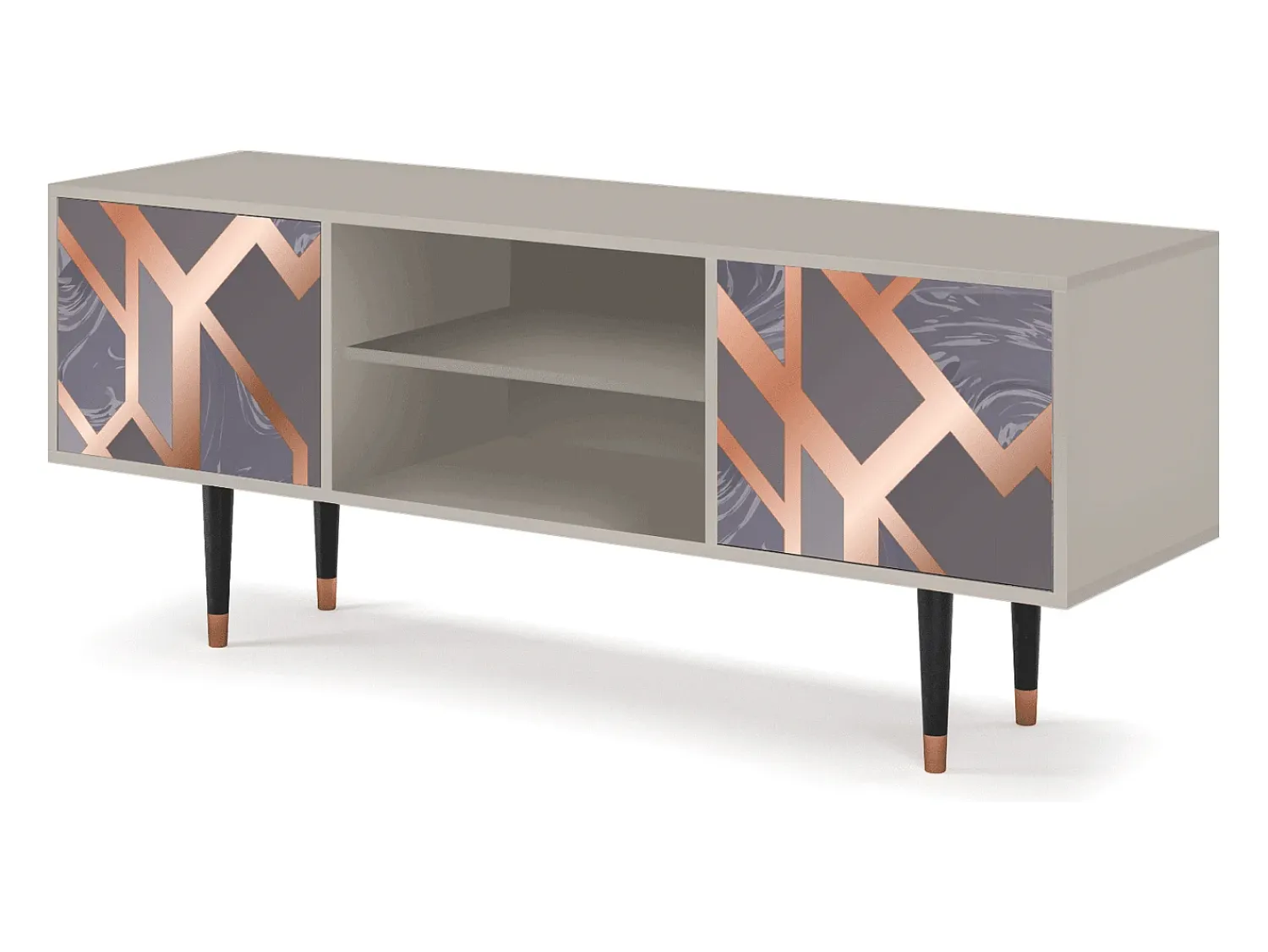 Mueble de TV - 170х69х48 cm - T2 - Taupe Anatomy, Areia^ Móvel De Tv