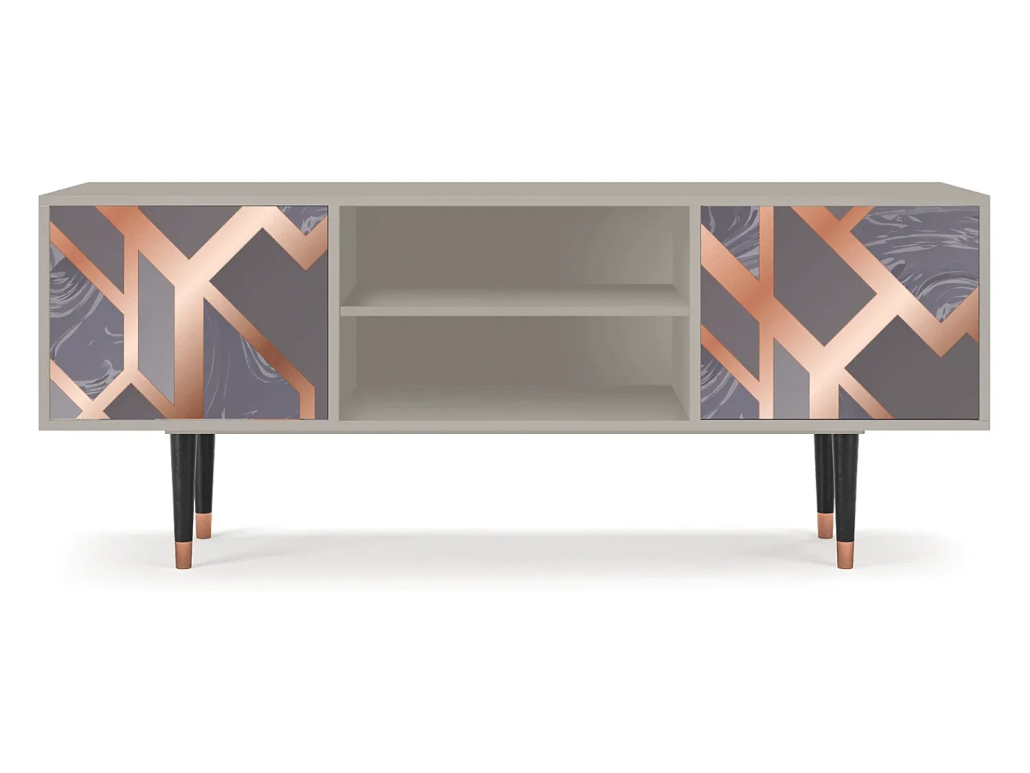 Mueble de TV - 170х69х48 cm - T2 - Taupe Anatomy, Areia^ Móvel De Tv
