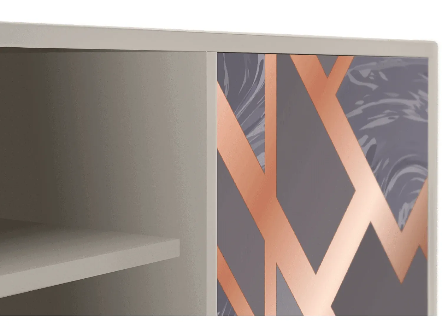 Mueble de TV - 170х69х48 cm - T2 - Taupe Anatomy, Areia^ Móvel De Tv