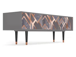 Sale Mueble de TV - 170х59х48 cm - T4 - Taupe Anatomy, Cinza Cinzento