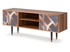 Online Mueble de TV - 170х69х48 cm - T2 - Taupe Anatomy, Nogueira Castanho